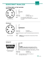 Preview for 15 page of Burster RESISTOMAT 2329 Operation Manual