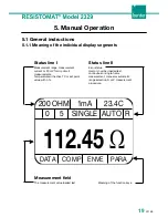 Preview for 19 page of Burster RESISTOMAT 2329 Operation Manual