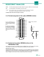 Preview for 69 page of Burster RESISTOMAT 2329 Operation Manual