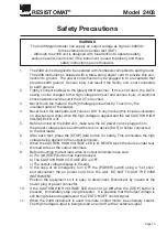 Предварительный просмотр 15 страницы Burster RESISTOMAT 2408 Manual