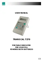 Предварительный просмотр 1 страницы Burster TRANS CAL 7270 User Manual