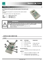 Предварительный просмотр 8 страницы Burster TRANS CAL 7270 User Manual