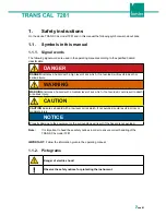 Предварительный просмотр 7 страницы Burster TRANS CAL 7281 Operation Manual