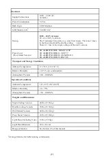 Preview for 21 page of Burton AIM HI LED Instructions For Use & Maintenance