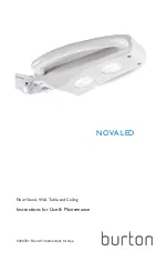 Предварительный просмотр 1 страницы Burton NOVA LED NXC Instructions For Use & Maintenance