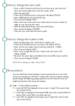 Preview for 2 page of Burtonsafes PRIMO HOME SAFE User Instructions