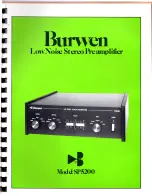 Предварительный просмотр 3 страницы Burwen laboratories SP 5200 Operating And Service Manual