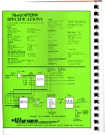 Предварительный просмотр 6 страницы Burwen laboratories SP 5200 Operating And Service Manual