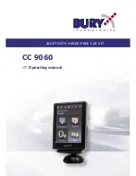 Preview for 1 page of BURY Bluetooth Hands-Free Car Kit CC 9060 Operating Manual