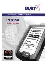 Preview for 1 page of BURY LT 9100 Operating Manual