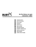 Preview for 1 page of BURY Molex Quick User Manual