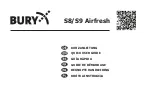 BURY S8 Airfresh Quick User Manual предпросмотр