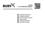 Preview for 1 page of BURY S8/S9 POWERMOUNT Operating Manual