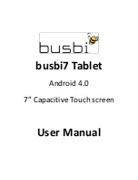 busbi busbi7 Tablet User Manual preview