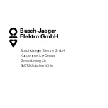 Preview for 48 page of Busch-Jaeger 1080U Manual