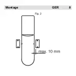 Preview for 8 page of Busch-Jaeger WaveLINE 6721 Installation And Operating Instructions Manual