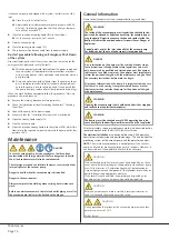 Preview for 14 page of BUSCH COBRA AC 1000 F Installation And Maintenance Instructions Manual