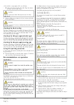 Preview for 14 page of BUSCH COBRA BC 0200 F Installation And Maintenance Instructions Manual