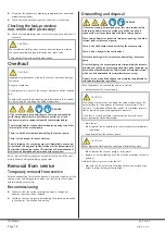 Preview for 18 page of BUSCH COBRA BC 0200 F Installation And Maintenance Instructions Manual