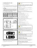 Предварительный просмотр 14 страницы BUSCH COBRA BC 0600 F Installation And Maintenance Instructions Manual