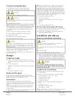 Preview for 12 page of BUSCH COBRA DS  0160 G Installation And Maintenance Instructions Manual