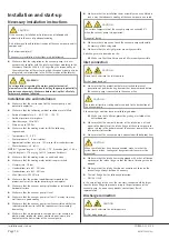 Предварительный просмотр 10 страницы BUSCH COBRA DS 2610 E Installation And Maintenance Instructions Manual