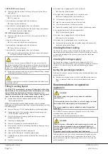 Предварительный просмотр 14 страницы BUSCH COBRA DS 2610 E Installation And Maintenance Instructions Manual