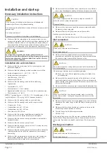 Preview for 10 page of BUSCH COBRA DS 3010 E Installation And Maintenance Instructions Manual