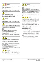 Preview for 4 page of BUSCH COBRA NC 400 B Installation And Maintenance Manual