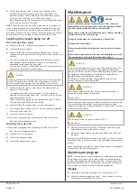 Preview for 12 page of BUSCH COBRA NS 0070-0160 C Installation And Maintenance Instructions Manual