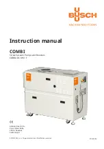 BUSCH COMBI COBRA DP 600 C Instruction Manual preview