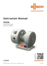 BUSCH Fossa FO 0015 A Instruction Manual preview