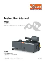 Предварительный просмотр 1 страницы BUSCH MINK MM 1102 BP Instruction Manual