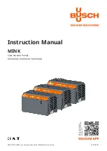 BUSCH MINK MV 0040 D Instruction Manual preview