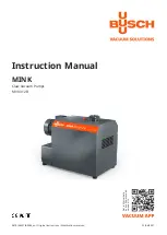 Preview for 1 page of BUSCH MINK MV 0312 B Instruction Manual