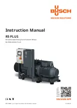 BUSCH R5 PLUS Instruction Manual предпросмотр