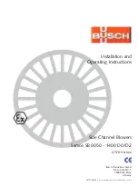 BUSCH Samos SB 0050 D0 Installation And Operating Instructions Manual preview