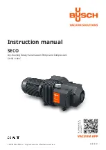 BUSCH SECO DC 0063-0100 B/C Instruction Manual preview