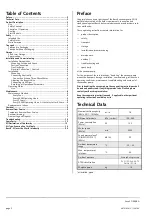 Preview for 2 page of BUSCH Seco SG 0008 A Installation And Operating Instructions Manual