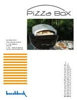 Предварительный просмотр 27 страницы buschbeck PIZZA BOX User Instructions