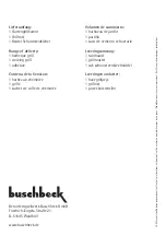 Preview for 10 page of buschbeck Venedig Assembly Instruction Manual