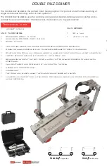 Preview for 2 page of Buschmann tools DOUBLE FALZ SEAMER Quick Start Quide