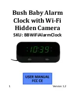 Preview for 1 page of Bush Baby BBWiFiAlarmClock User Manual