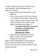 Preview for 7 page of Bush Baby BBWiFiAlarmClock User Manual