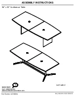 Bush Business Furniture 99TBM96HCSVK Assembly Instructions Manual preview