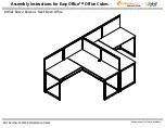 Bush Business Furniture Easy Office EO5AI Assembly Instructions Manual предпросмотр