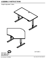 Preview for 1 page of Bush Business Furniture HAT4824 Assembly Instructions Manual