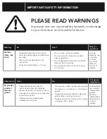 Preview for 3 page of Bush Business Furniture OFH172BW Assembly Manual