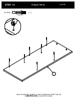 Предварительный просмотр 19 страницы Bush Business Furniture OFH172BW Assembly Manual