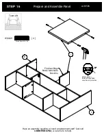 Предварительный просмотр 23 страницы Bush Business Furniture OFH172BW Assembly Manual